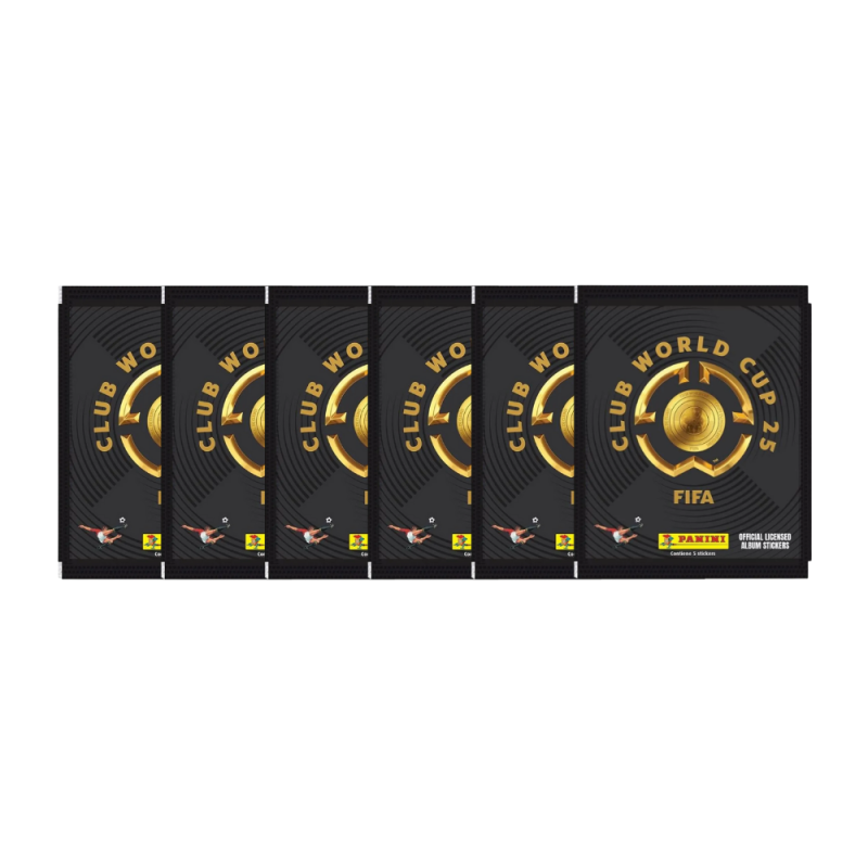 KIT Album De Figurinha Panini Fifa Club World Cup 2025 com 6 envelopes - Imagem 2