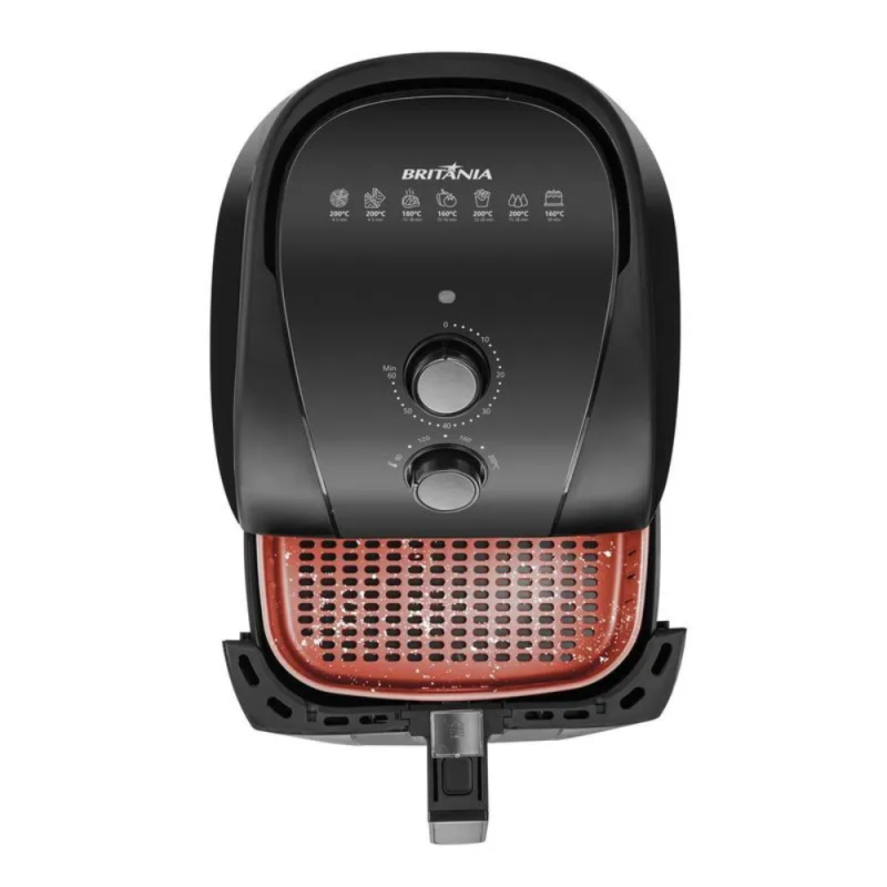 Air Fryer Britania 5,5L Antiaderente Redstone 127V BFR50 - Imagem 2