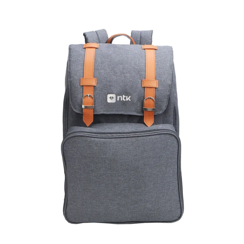 Mochila Termica Cooler Picnic Park NTK Kit RPET 300D Azul - Imagem 2