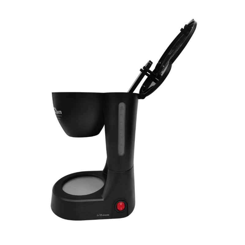 Cafeteira Elétrica KIAN 18 Xícaras Preta 600Ml Cf-102 127V - Imagem 3