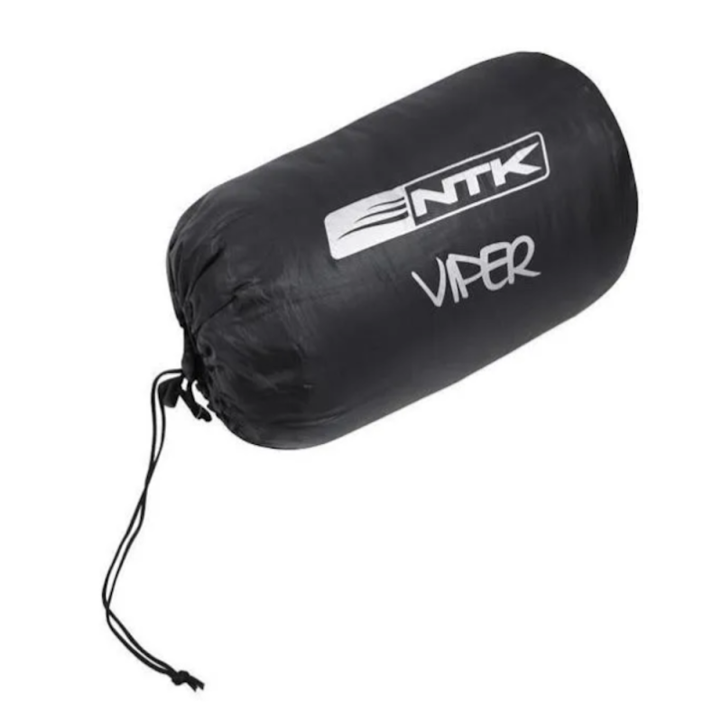 Saco de Dormir Solteiro Viper Térmico Preto Laranja Nautika - Imagem 2