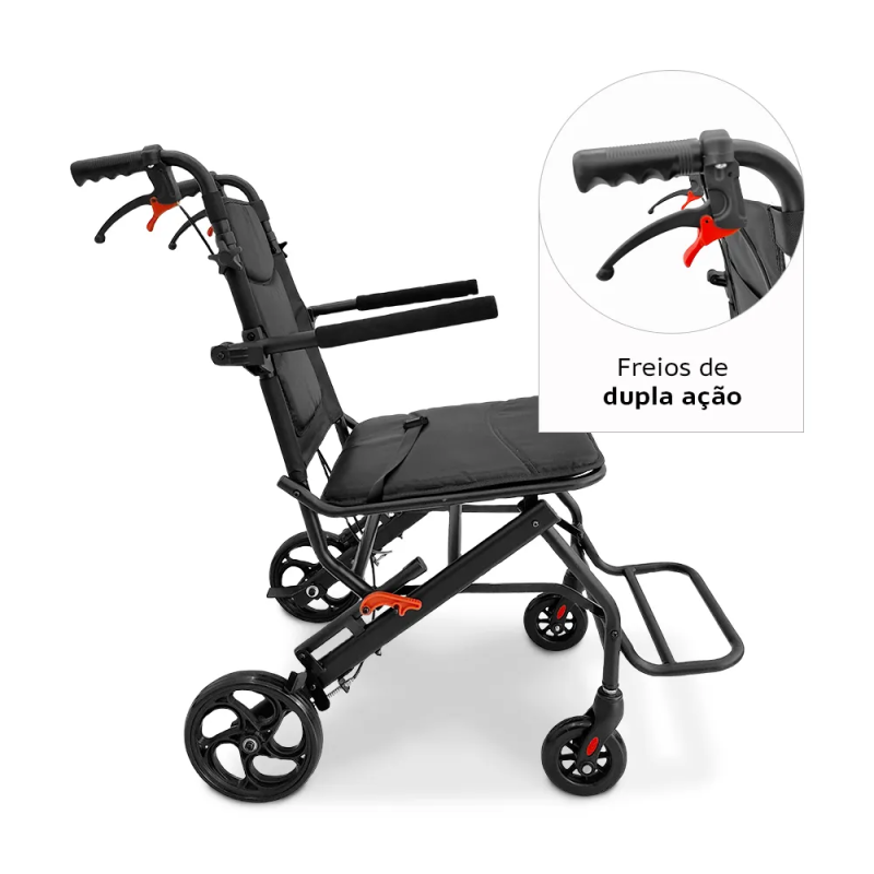 Cadeira de Transporte Dellamed 100Kg D90 - Imagem 3