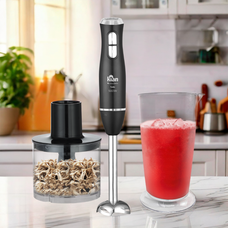 Mixer KIAN 2 Em 1 Turbo 500w 127v 2 Velocidades Preto - Imagem 5