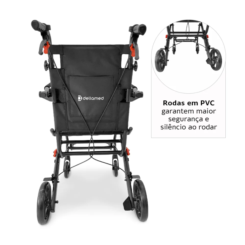 Cadeira de Transporte Dellamed 100Kg D90 - Imagem 5