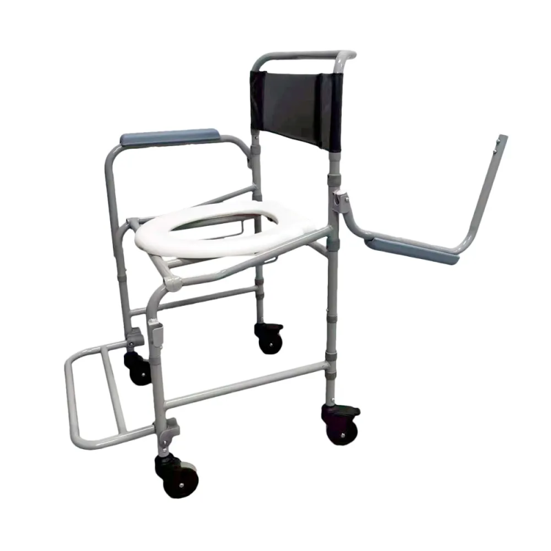 Cadeira de Banho Higiênica Dellamed D40 Dobrável e Desmontável 120Kg - Imagem 5