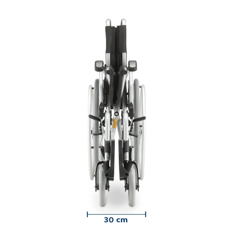 Cadeira de Rodas Dellamed D600 em Alumínio Dobrável T46 120Kg - Imagem 3