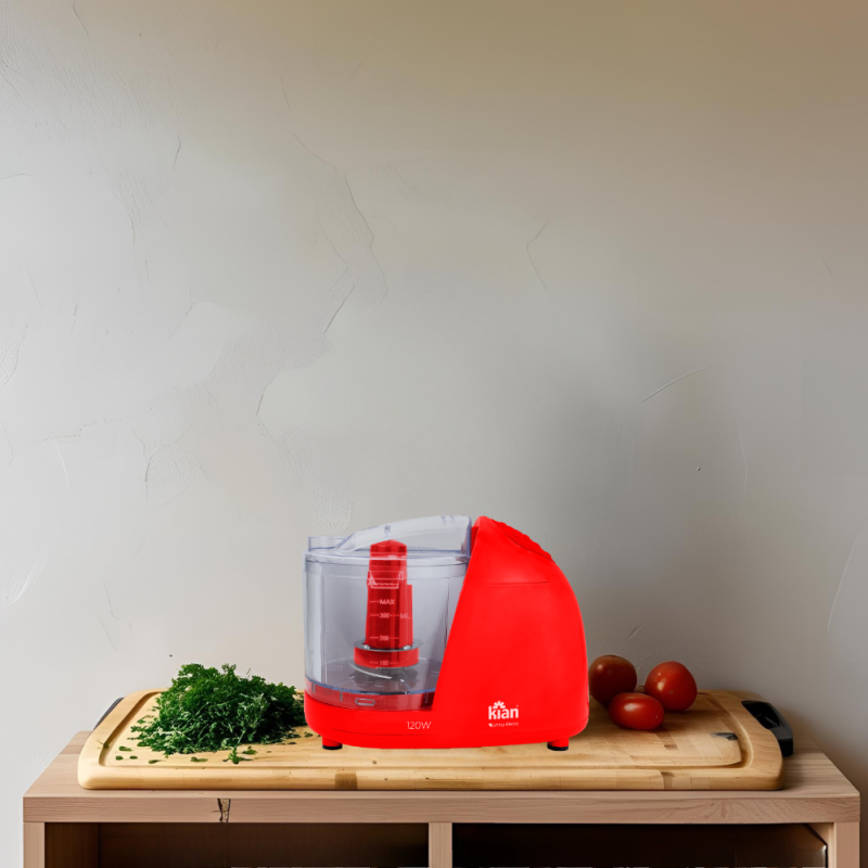Mini Processador KIAN 120W Vermelho 500ML127V - Imagem 7
