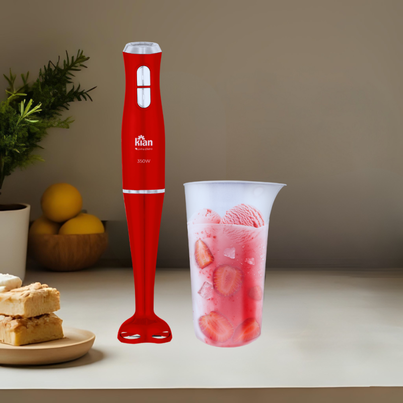 Mixer KIAN 2 Velocidade 350W com copo 700ml 127V Vermelho - Imagem 6
