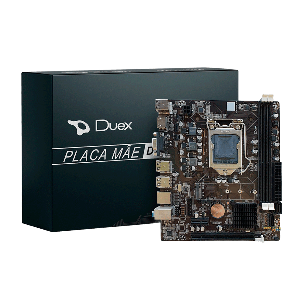 Placa Mãe Duex DX H61ZG M2 LGA 1155 Intel DDR3