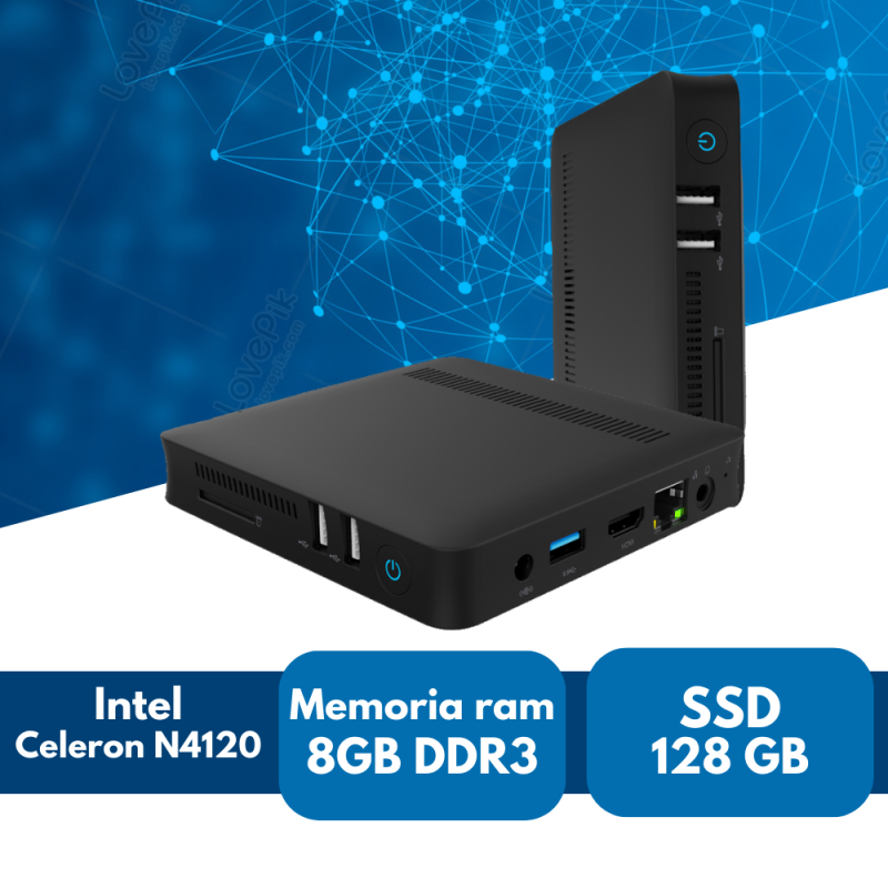 Mini Computador On Compact Mini C N4120 8GB 128GB SSD Linux - Imagem 2