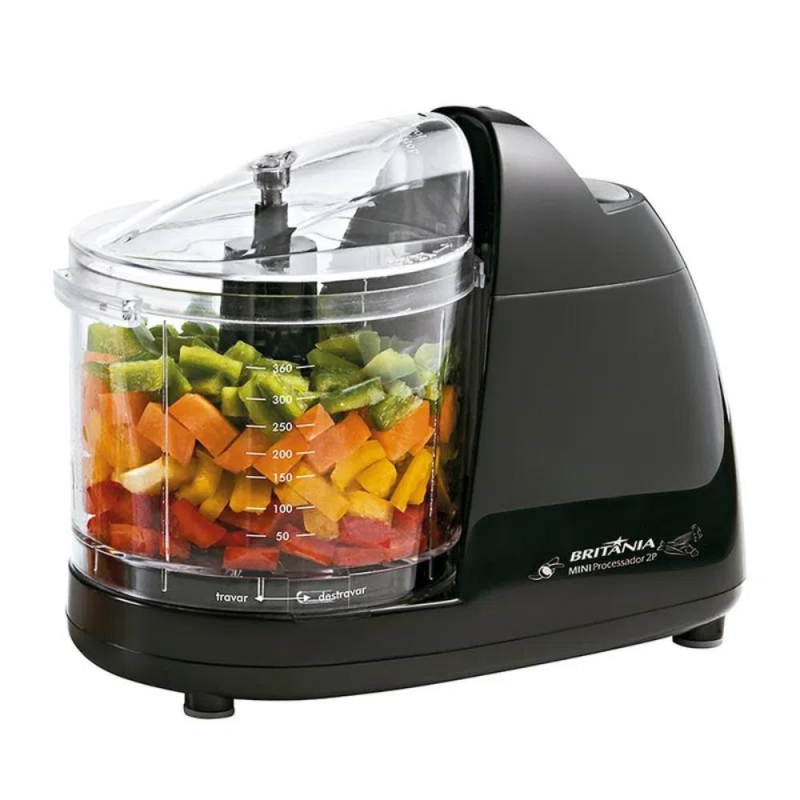 Mini Processador de Alimentos Britania 2P 127V