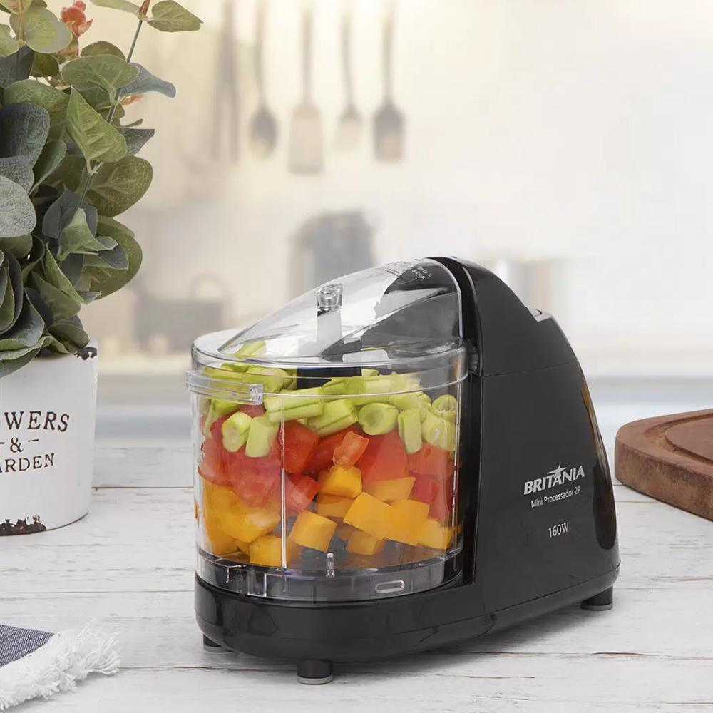 Mini Processador de Alimentos Britania 2P 127V - Imagem 5