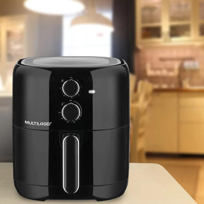 Fritadeira Air Fryer Multilaser 4.2 Litros 127V Preta CE190 - Imagem 5