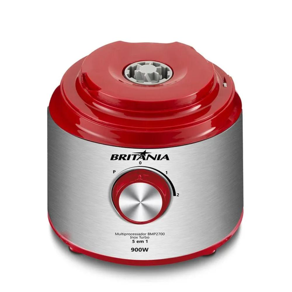 Multiprocessador Britânia BMP2700V 5 em 1 Inox Turbo 900W 220V - Imagem 6