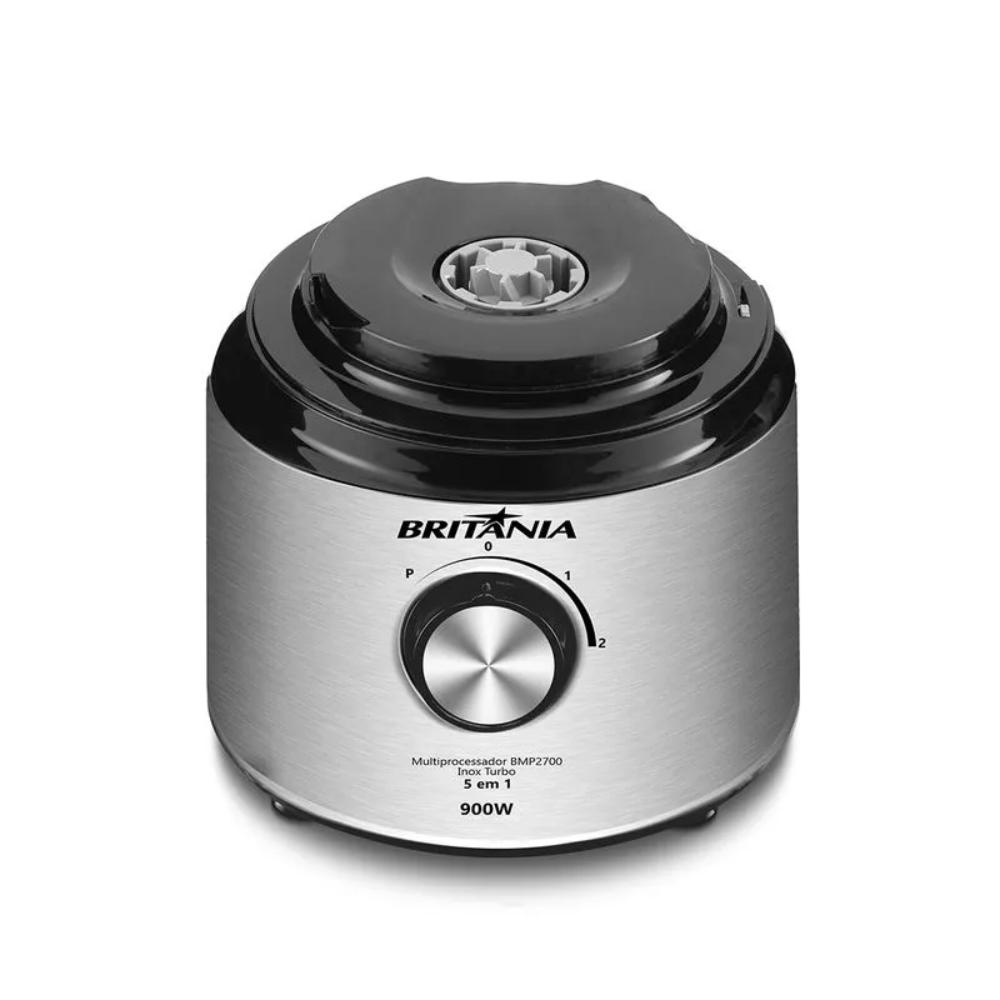 Multiprocessador Britânia BMP2700P 5 em 1 Inox Turbo 900W 220V - Imagem 5