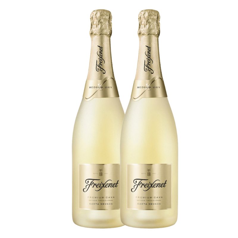 Kit 2x Espumante Cava Freixenet Carta Nevada Demi-Sec 750ml