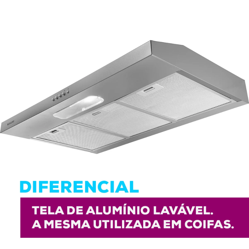 Depurador de Cozinha Slim Suggar 80cm 5 Bocas 3 Velocidades - Imagem 3