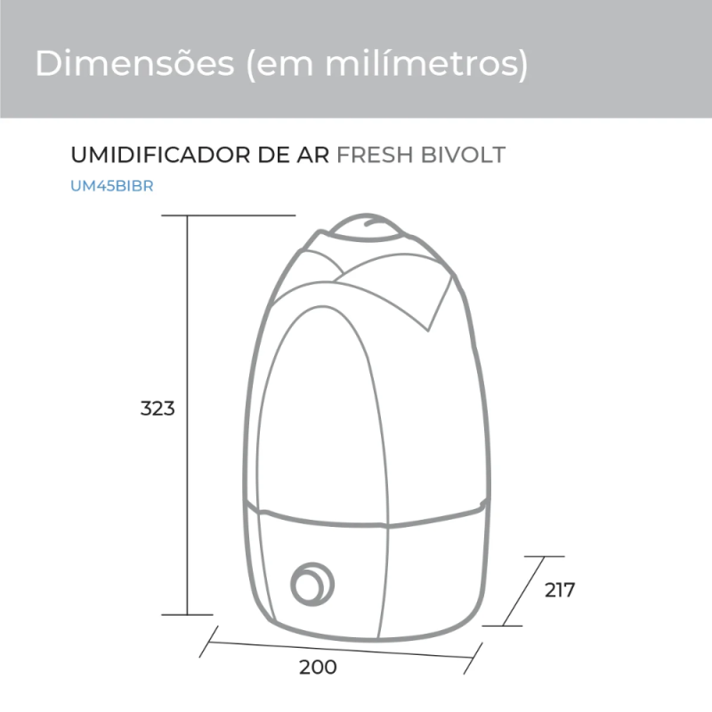 Umidificador de Ar Suggar Fresh 4 Litros Branco Bivolt - Imagem 3