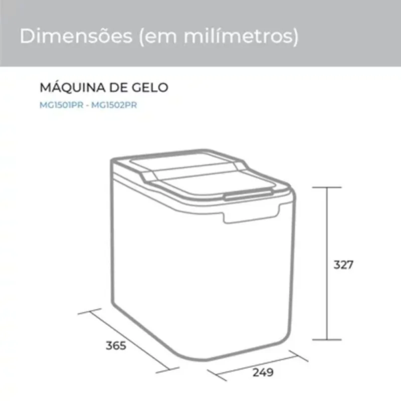 Máquina de Gelo Ice Make Suggar 15kg Prata - Imagem 4