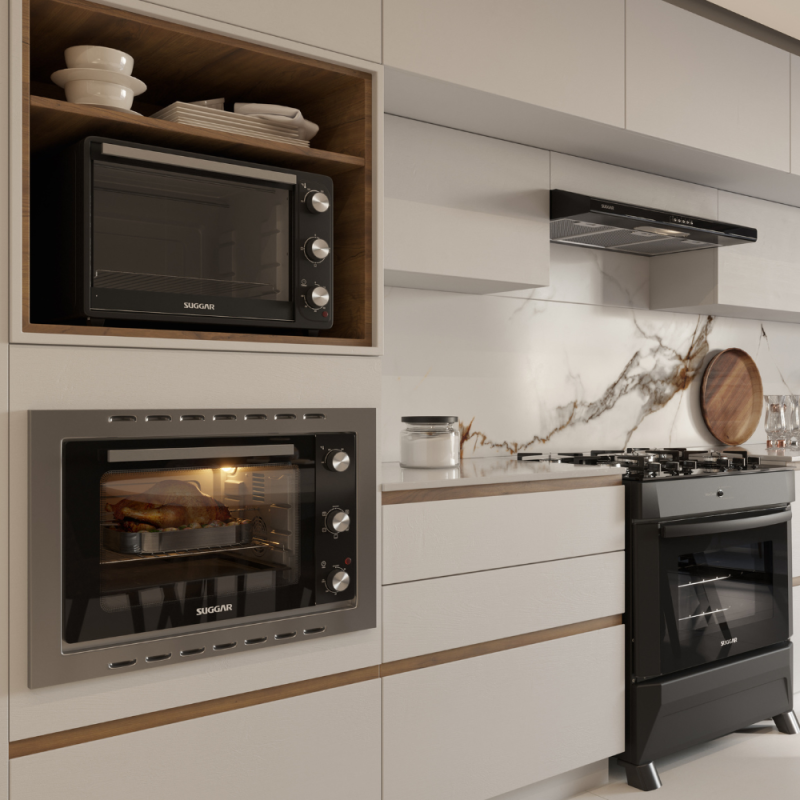 Forno Elétrico Suggar 50L Preto 127V - Imagem 5