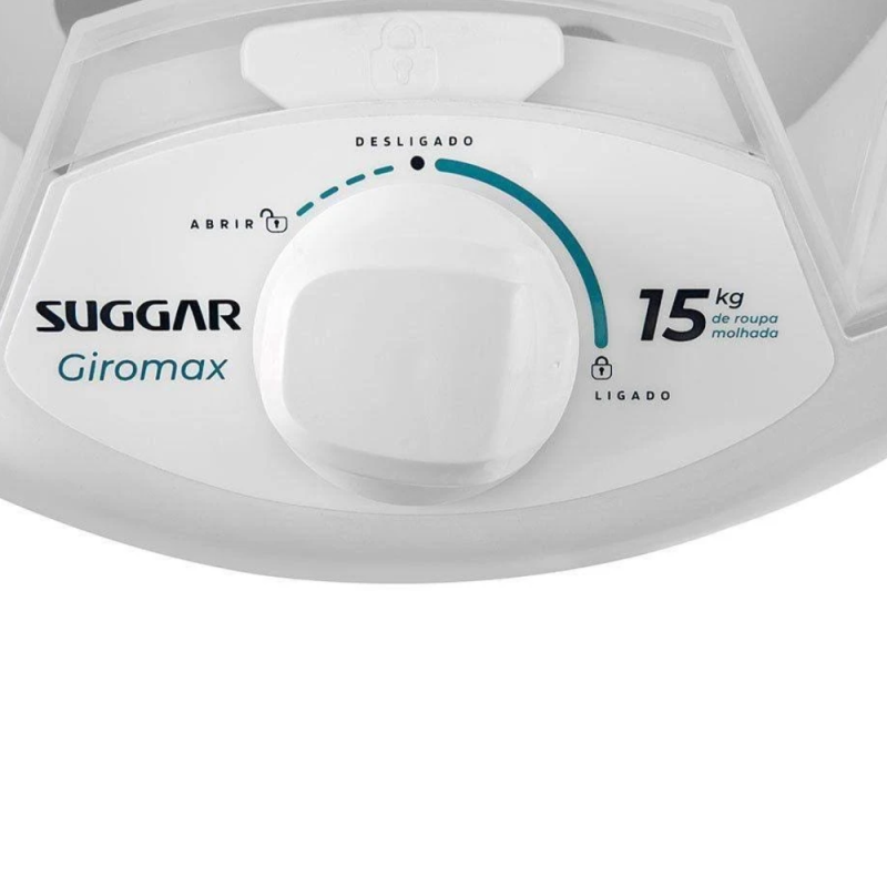 Centrifuga de Roupas Giromax Suggar Branco 15KG - Imagem 5