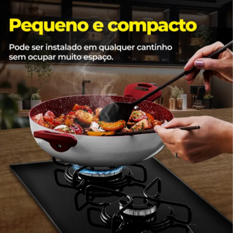 Fogão Cooktop Suggar Esmaltado 2 bocas VP a gas - Imagem 4